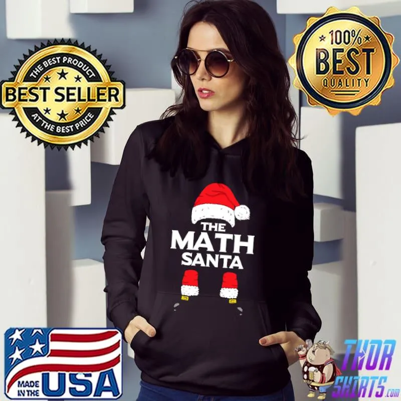 The math santa matching family group christmas funny pajamaclassic s Hoodie