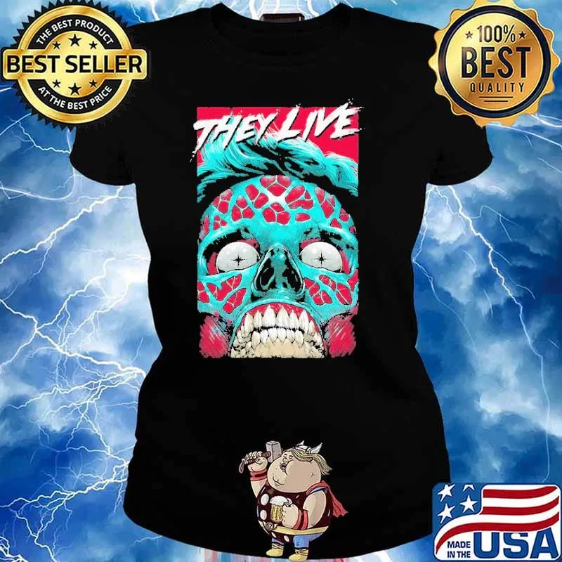 They Live Zombie Shirt Ladies tee