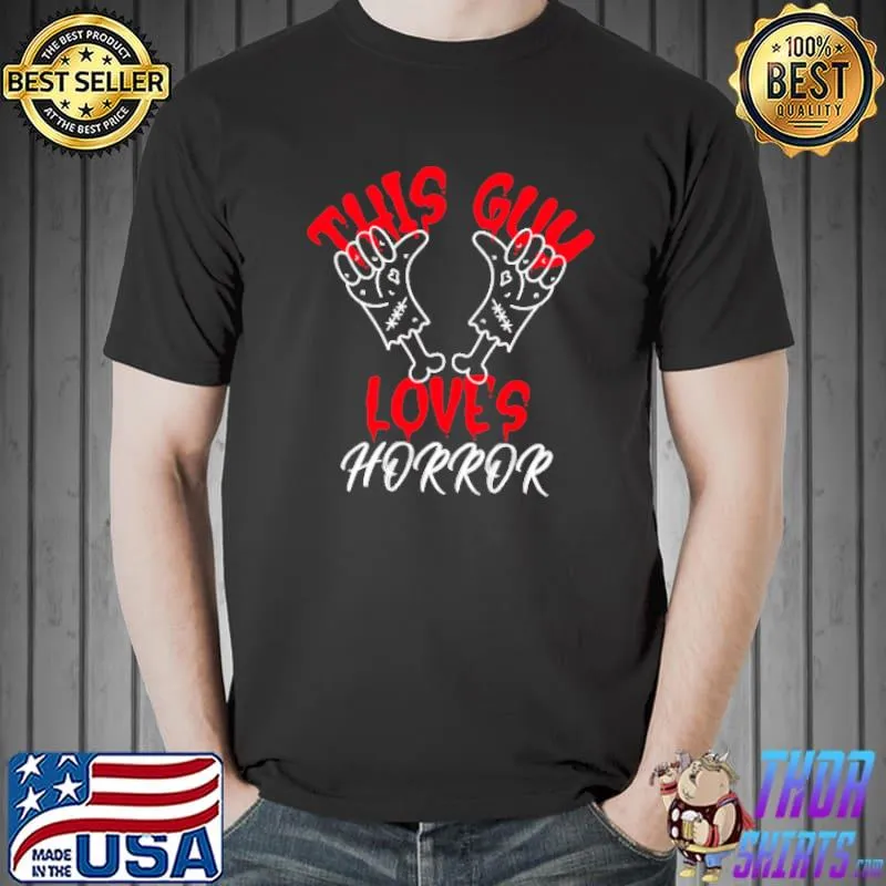 This guy loves horror classic shirt