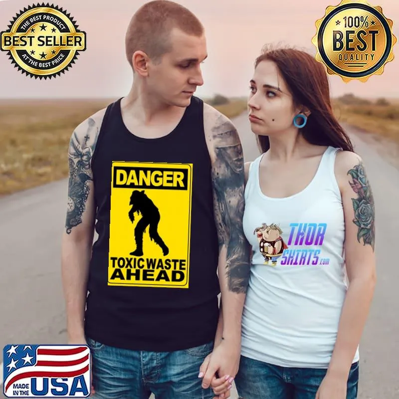 Toxic waste ahead sport s Tank Top