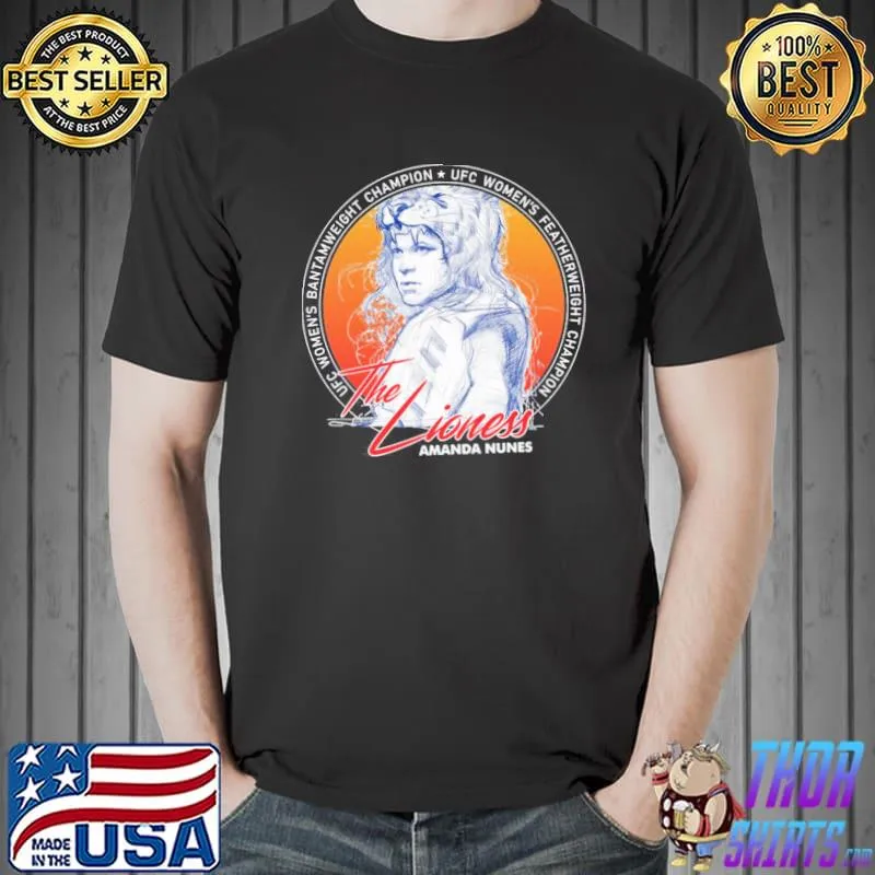 Ufc women's amanda nunes classic shirt