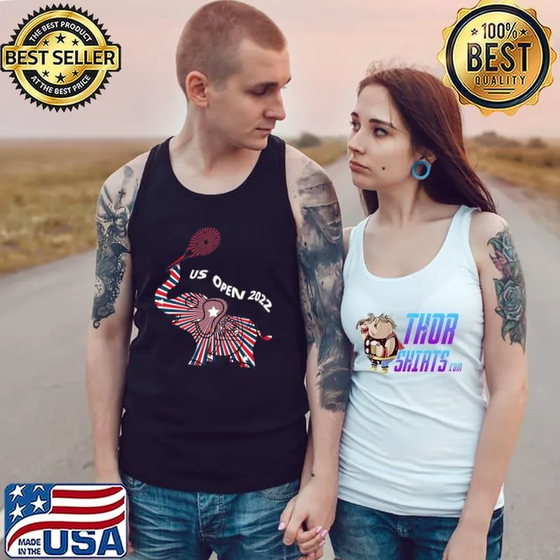 Us Open 2022 Tennis Elephant Policial T-Shirt Tank Top