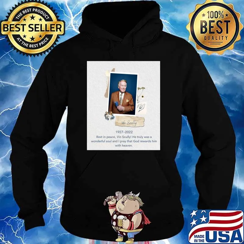 vin scully rip 1927-2022 T-Shirt Hoodie