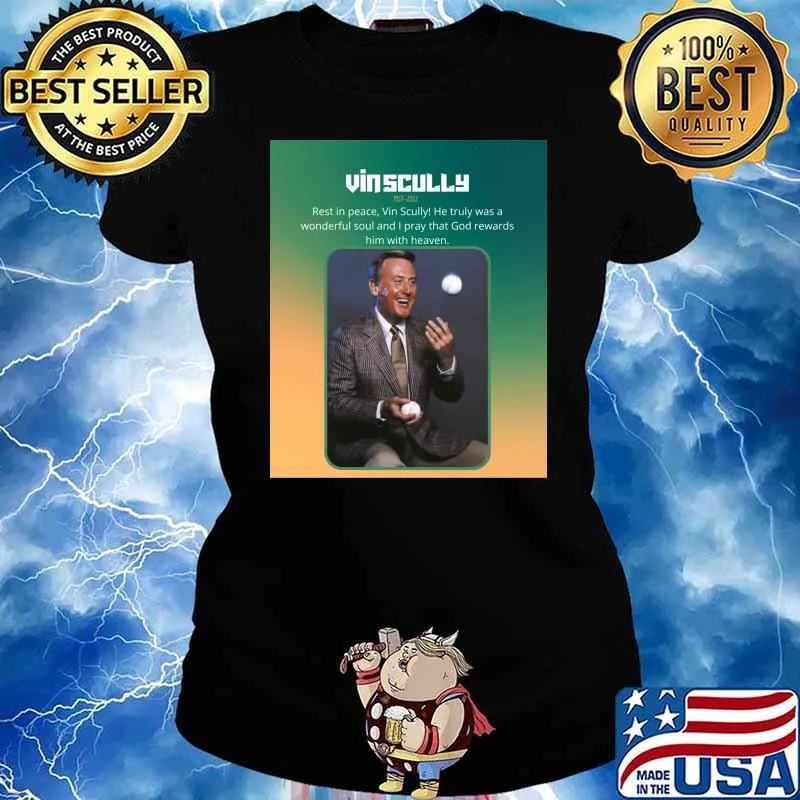 vin scully rip Classic T-Shirt Ladies tee