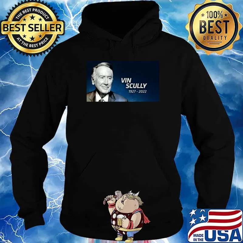Vin Scully, RIP Vin Scully 1927-2022 T-Shirt Hoodie