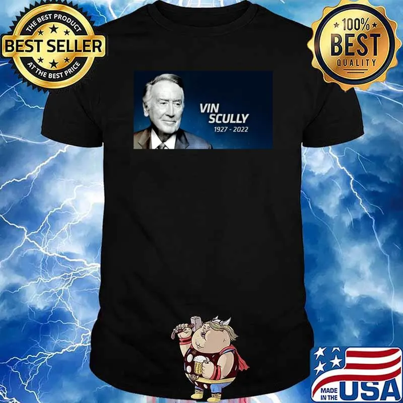 Vin Scully, RIP Vin Scully 1927-2022 T-Shirt