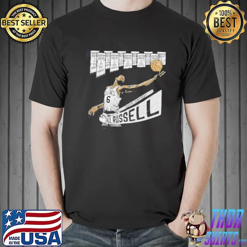 Vintage rip legend bill russell 1934 2022 classic shirt
