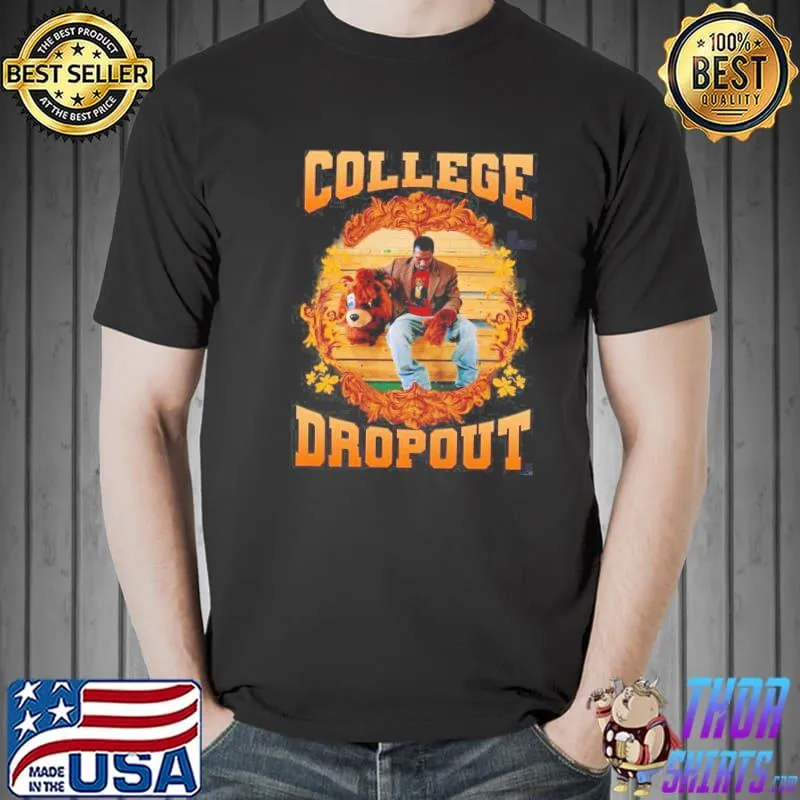 Vintage the college dropout tour concert 2022 kanye west classic shirt