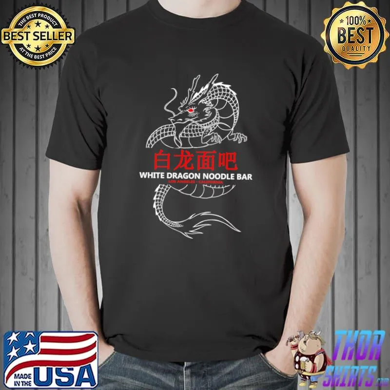 White Dragon Noodle Bar Carlifornia Symbol T-Shirt