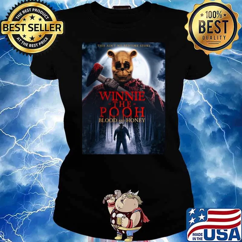 Winnie The Pooh Blood and Honey Classic T-Shirt Ladies tee