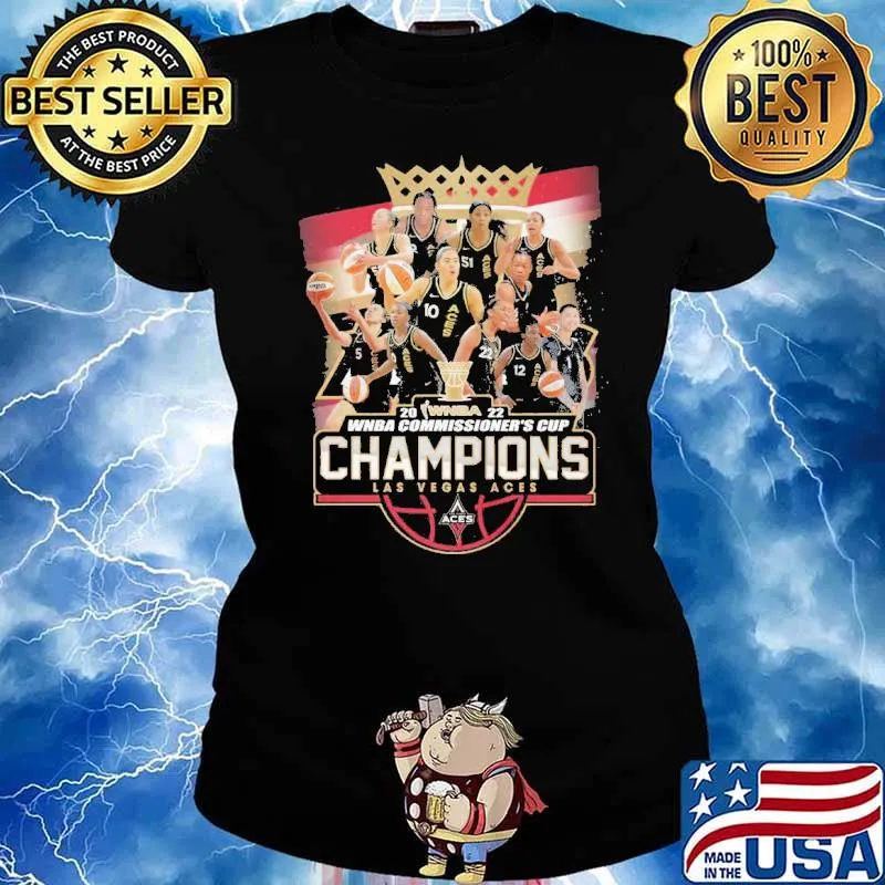 WNBA commissioner's cup champions las vegas aces 2022 s Ladies tee