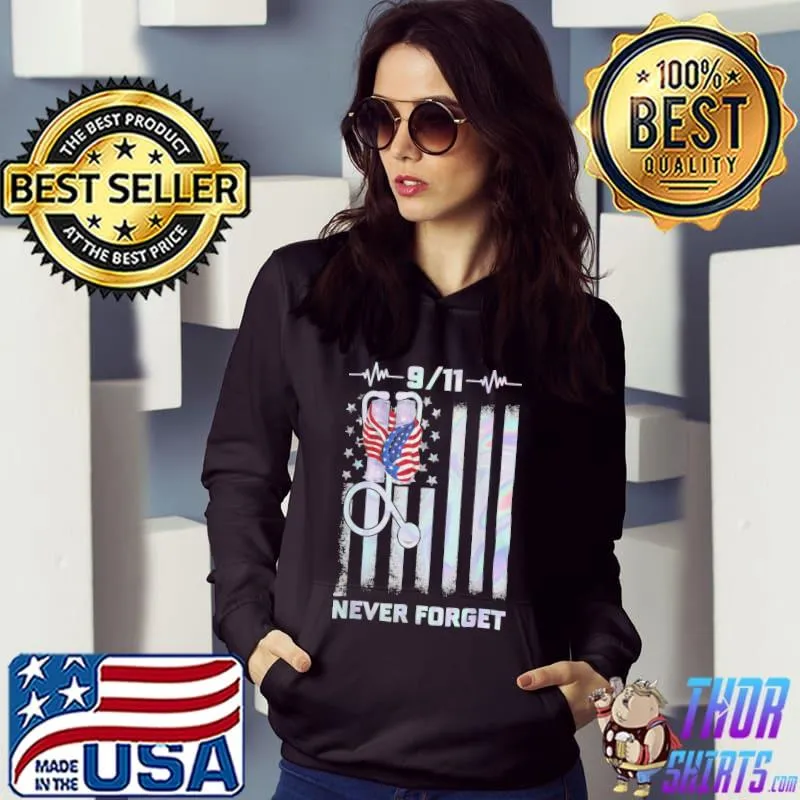 Year anniversary never forget flag s Hoodie