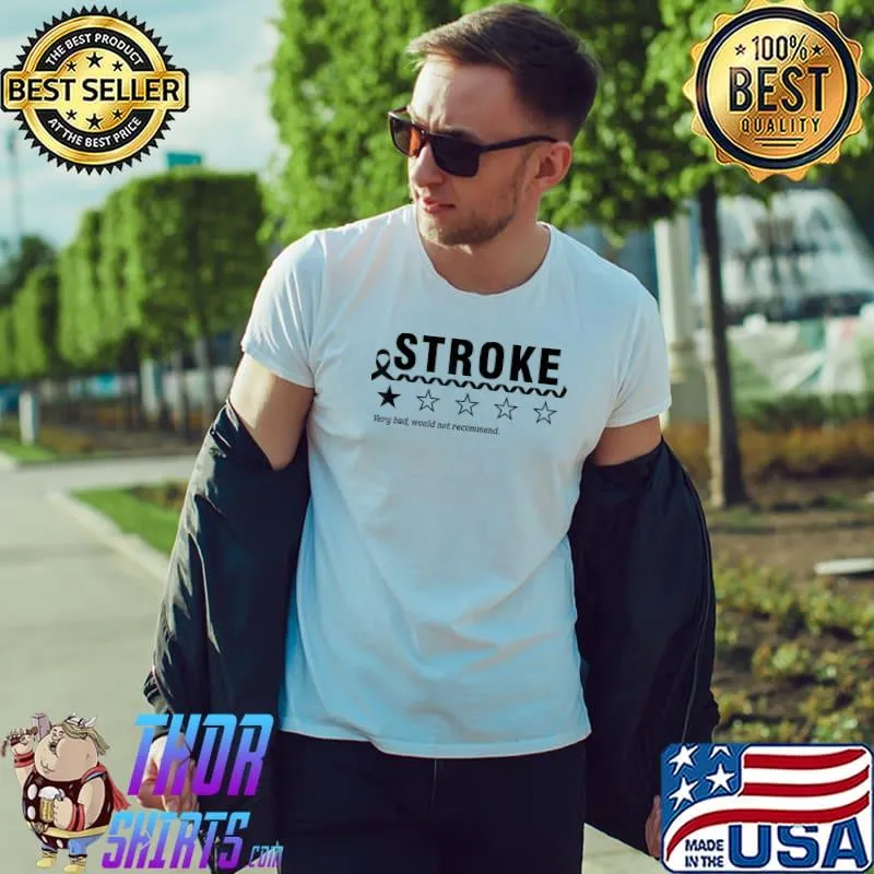 1 star rating stroke awareness classic shirt