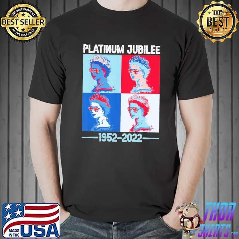 19522022 platinum jubilee ‘s crown british monarch rip queen elizabeth iI classic shirt