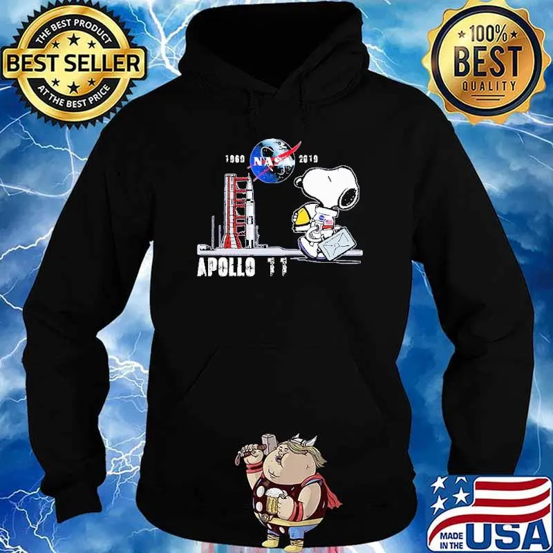 1969 Nasa 2019 Apollo 11 Snoopy Shirt Hoodie