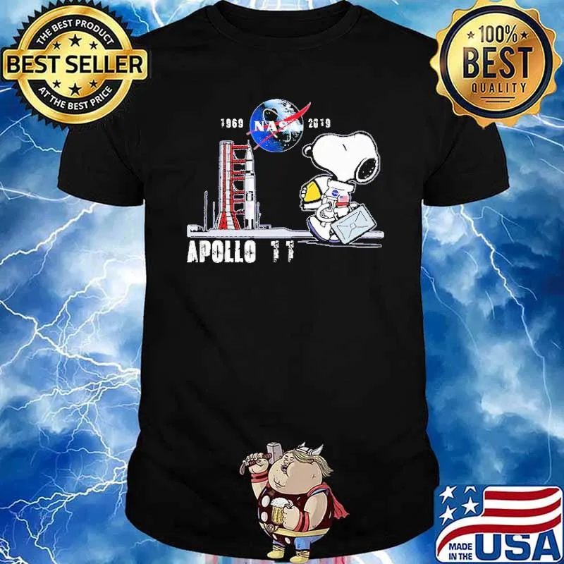 1969 Nasa 2019 Apollo 11 Snoopy Shirt