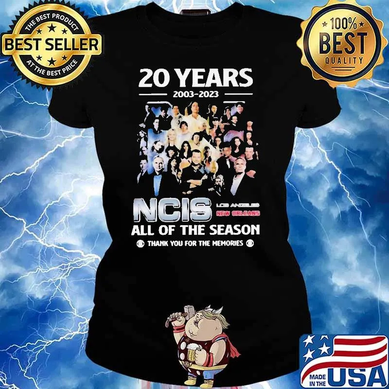 20 years ncis all of the season thank for memories s Ladies tee