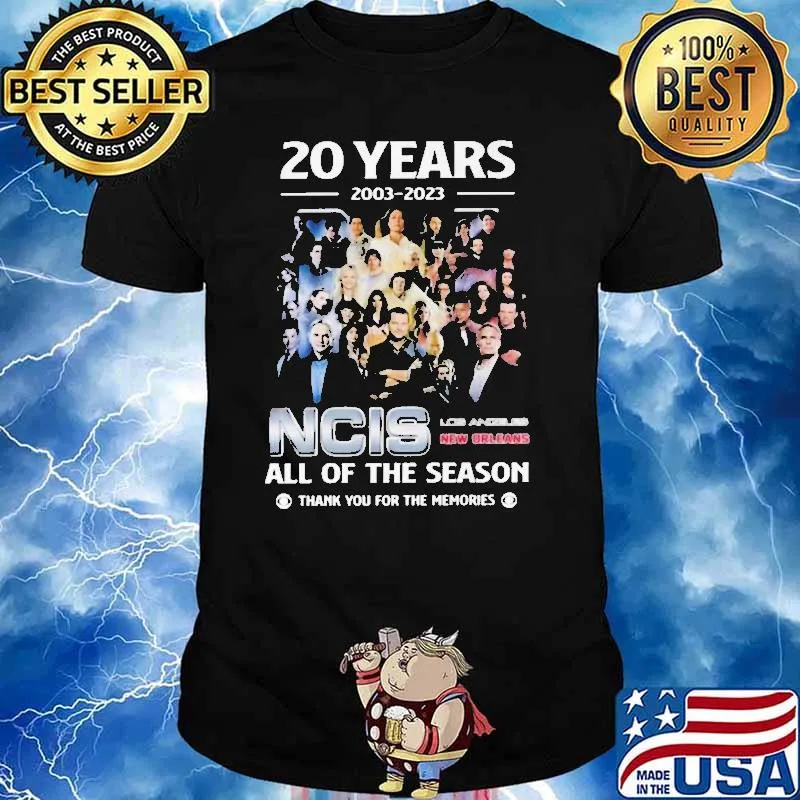 20 years ncis all of the season thank for memories shirt
