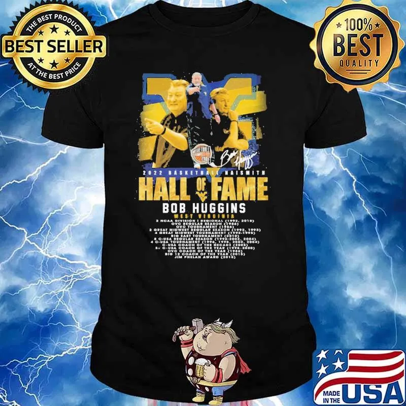 2022 basketball naismith hall of fame bob huggins signature shirt