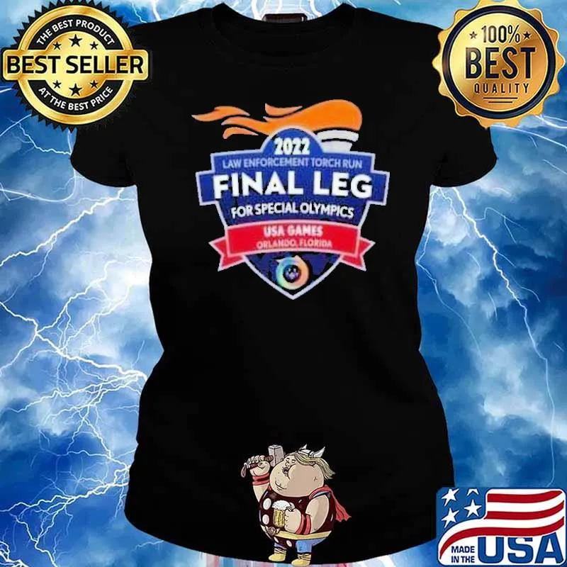 2022 Law Enforcement Torch Run Final Leg Shirt Ladies tee