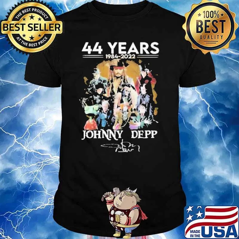 44 Years 1984 2022 Johnny Deep Shirt