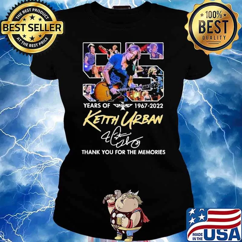 55 Years Of 1967 2022 Keith Urban Shirt Ladies tee