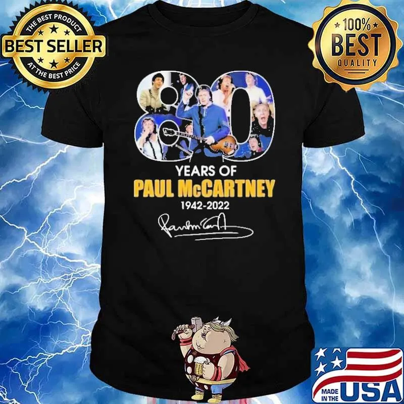 80 Years Of Paul McCartney Shirt