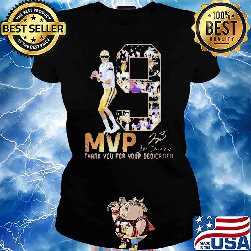 9 MVP Thank You For Your Dedication Shirt Ladies tee