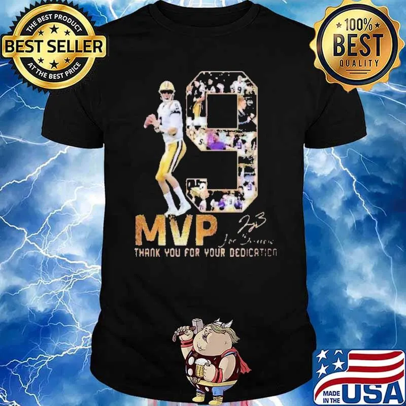 9 MVP Thank You For Your Dedication Shirt