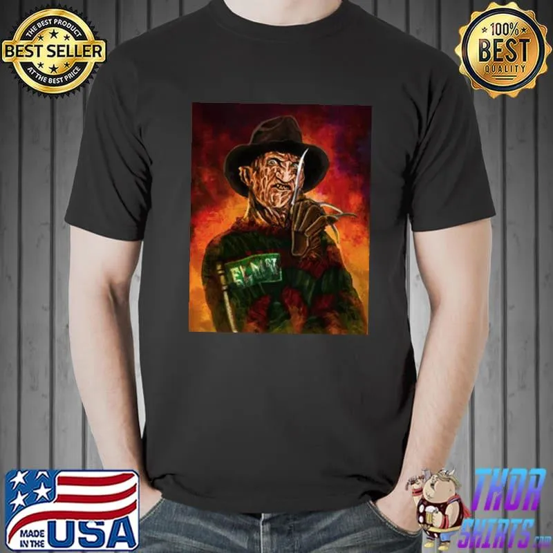 A nightmare on elm streetfreddy krueger art halloween trending shirt