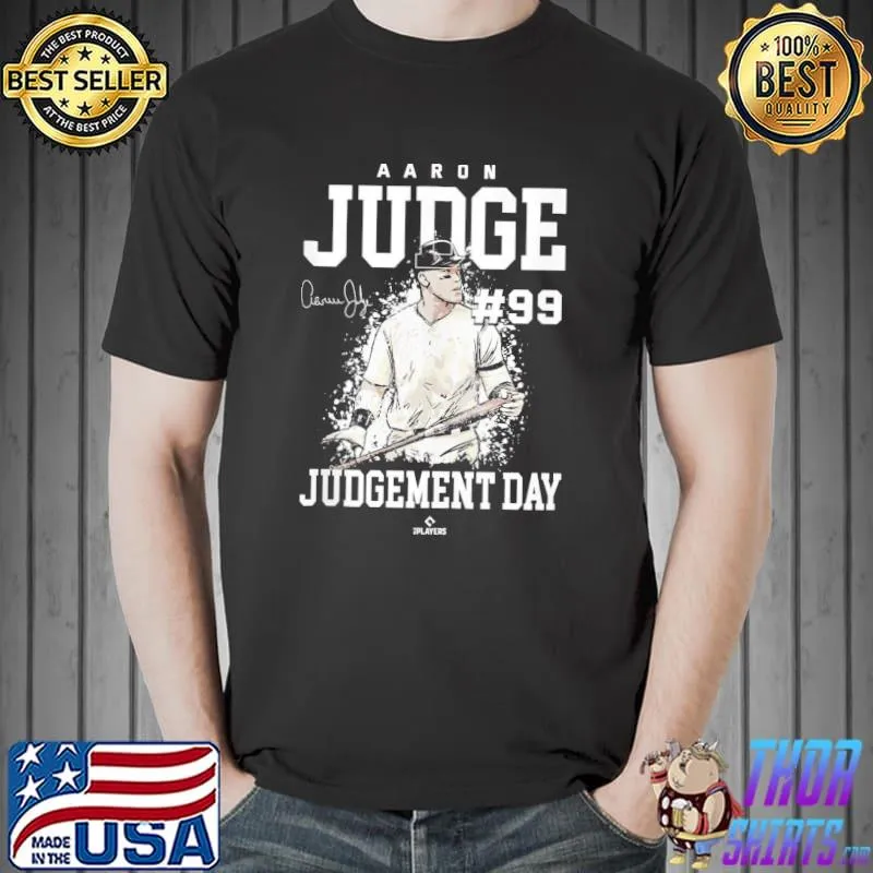 Aaron judge judgement day new york mlb baseball player aaron judge shirt