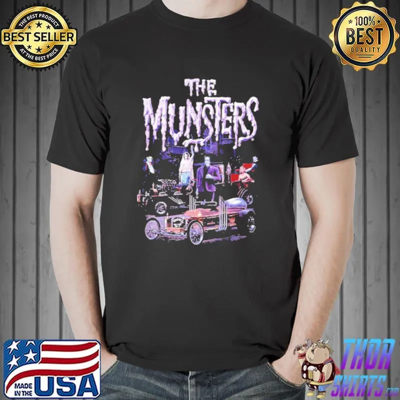 Aesthetic design the munsters retro classic shirt