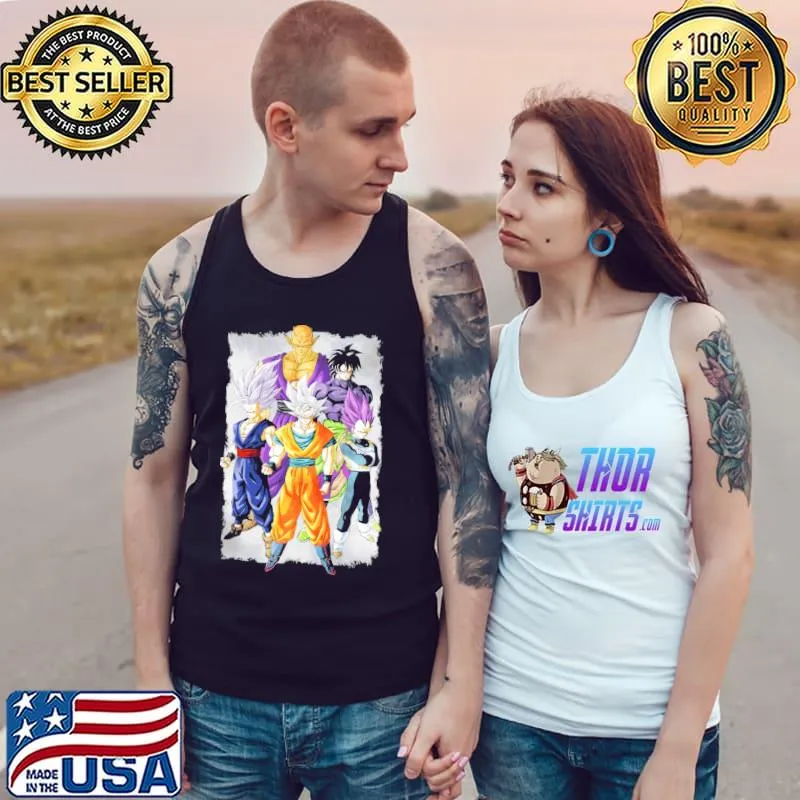 All characters dragon ball super super hero classic s Tank Top