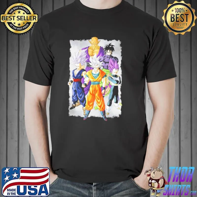 All characters dragon ball super super hero classic shirt