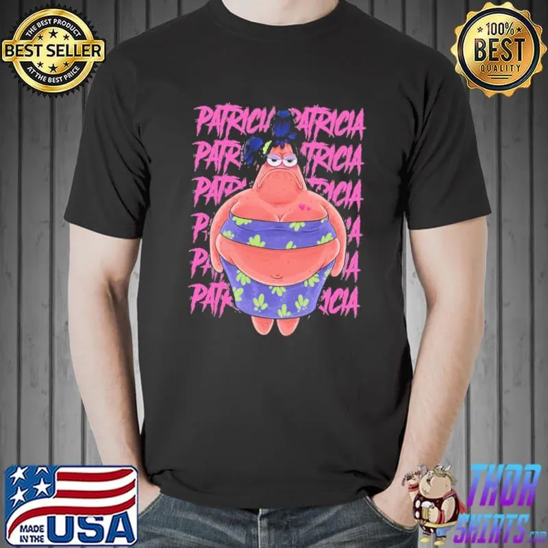 Animated patrick spongebob squarepants shirt