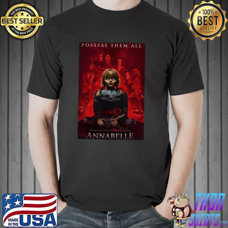 Annabelle possess them all for halloween trending shirt