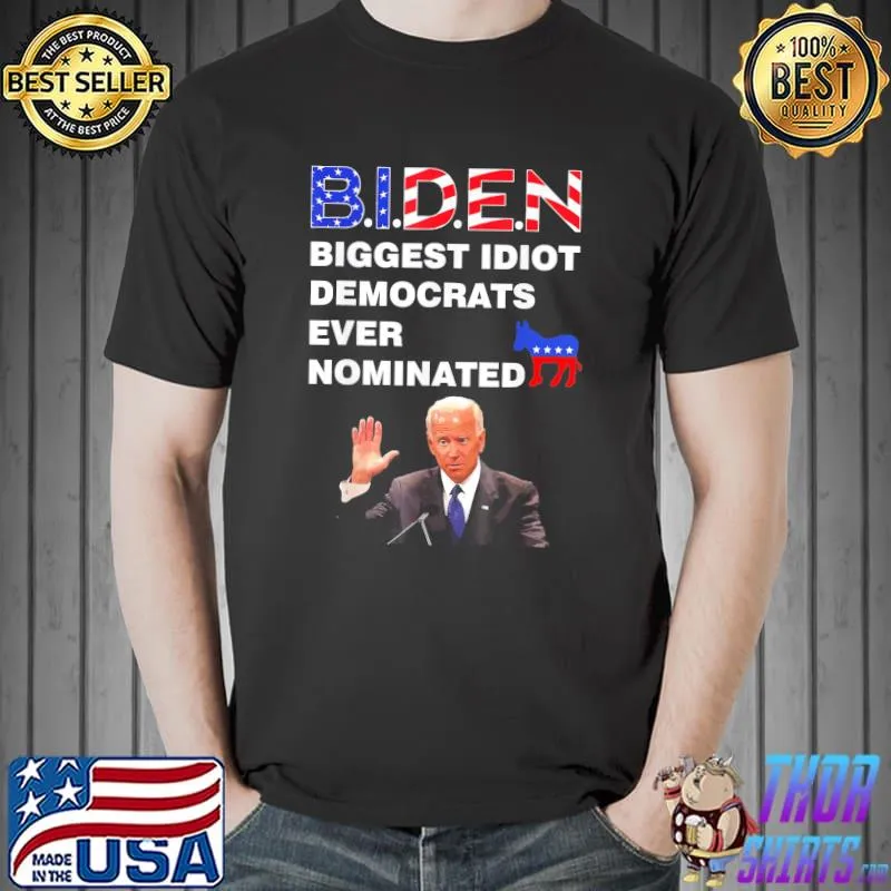 AntI Joe Biden 2020 gaffe sleepy president Trump 2024 shirt