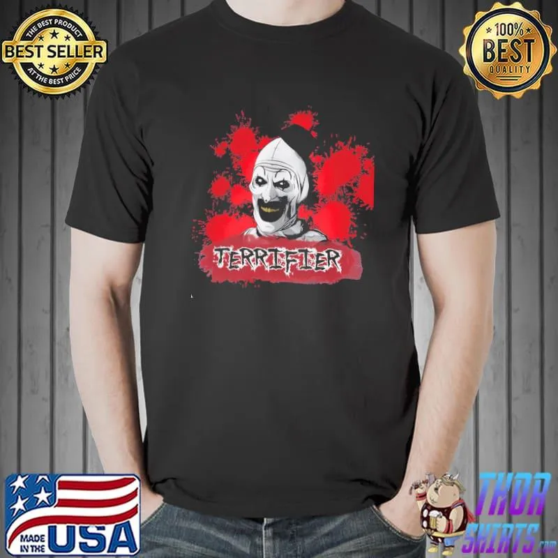 Art clown retro vintage halloween terrifier 2 shirt