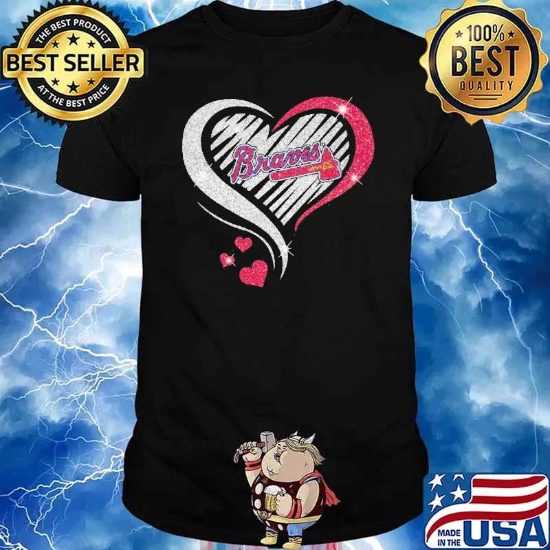 Atlanta Braves In Heart Shirt