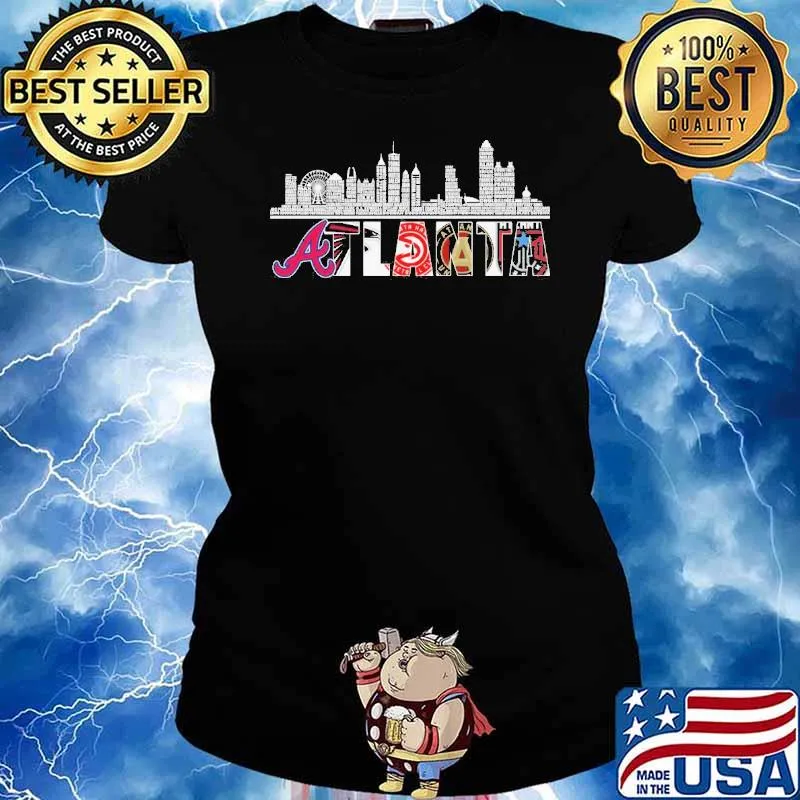 Atlanta Braves United Falcons Hawks Shirt Ladies tee