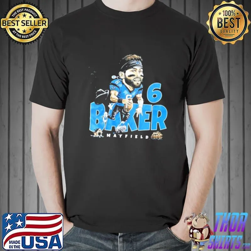 Baker mayfield x glory days apparel off the leash shirt