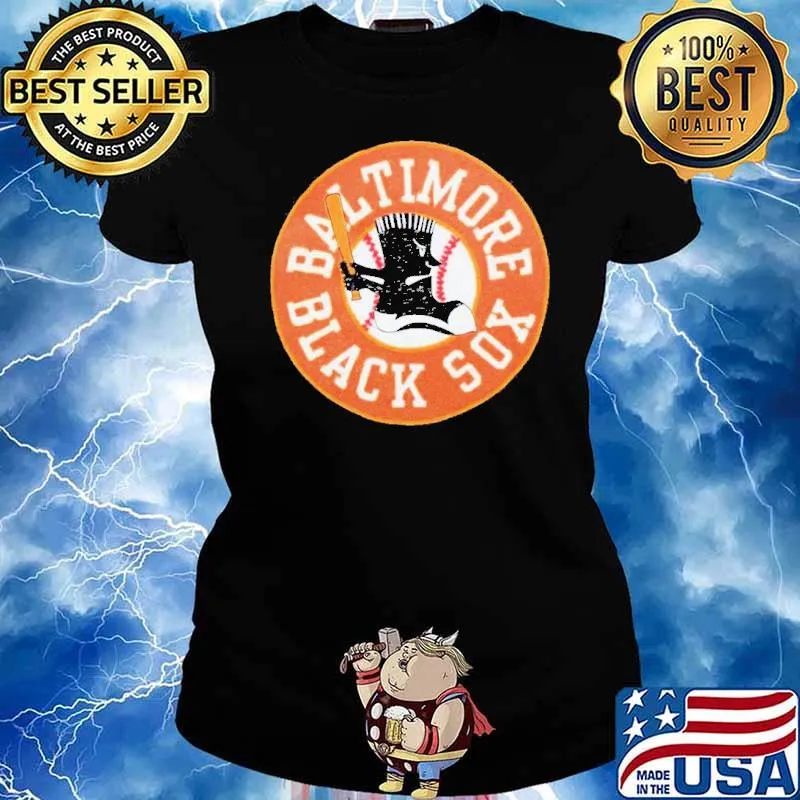 Baltimore black sox logo classic s Ladies tee