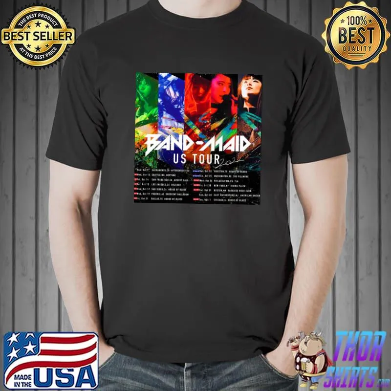 Band maid us tour dates shirt