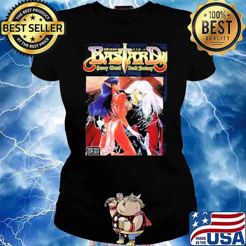 Bastard anime dark schneider s Ladies tee