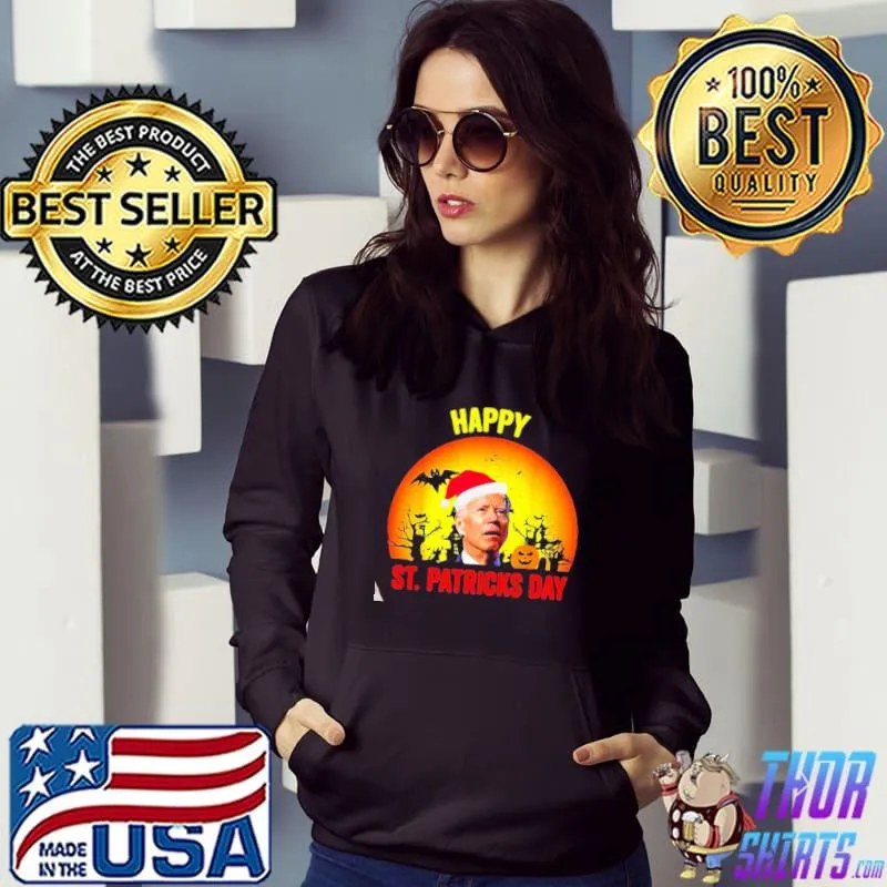 Biden halloween antI Joe Biden happy st patrick's pumpkin head halloween classic s Hoodie