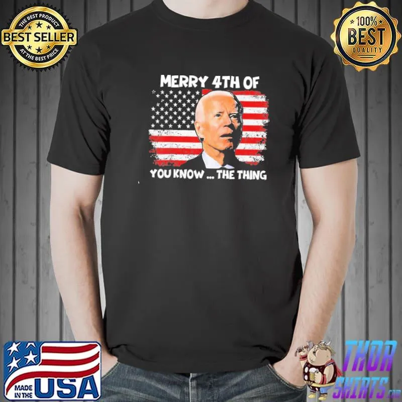 Biden halloween Biden dazed merry 4th of you know the thing shirt