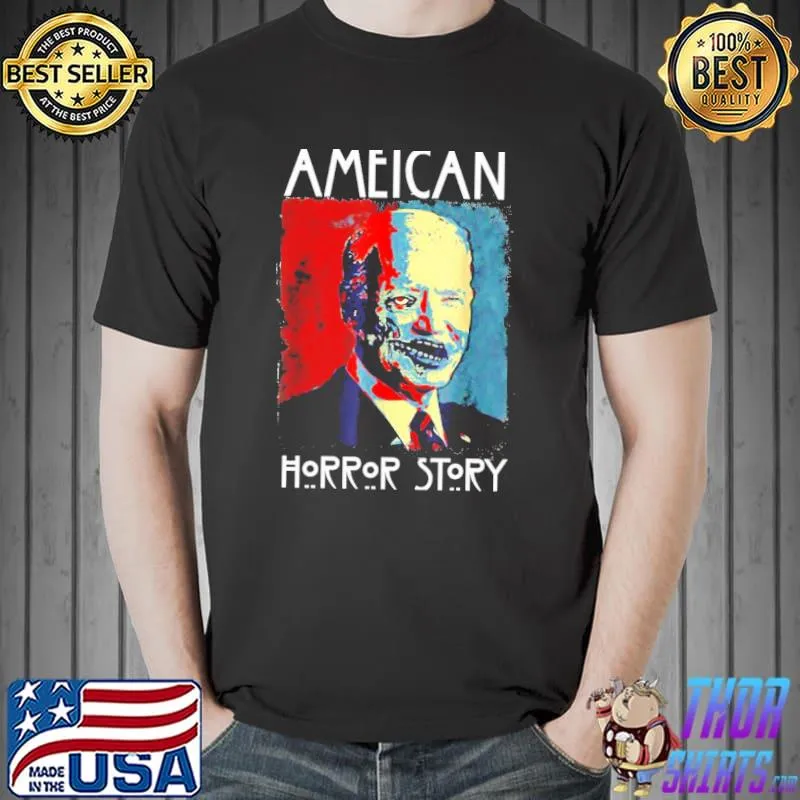 Biden halloween Biden horror American zombie story halloween shirt