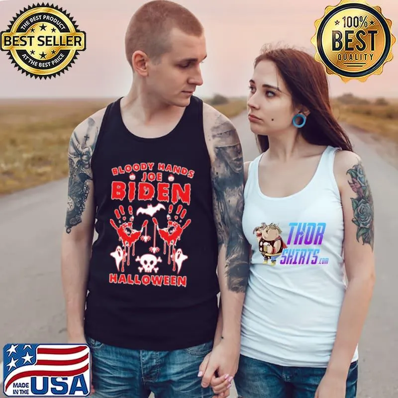 Biden halloween bloody hands Joe Biden halloween s Tank Top