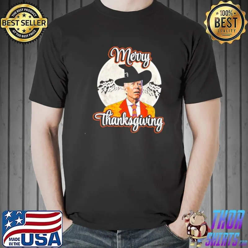Biden merry thanksgiving Biden halloween confused Joe halloween classic shirt