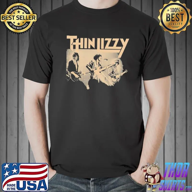 Black rose a rock legend thin lizzy shirt